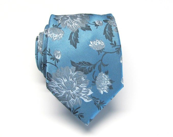 mens blue silk ties