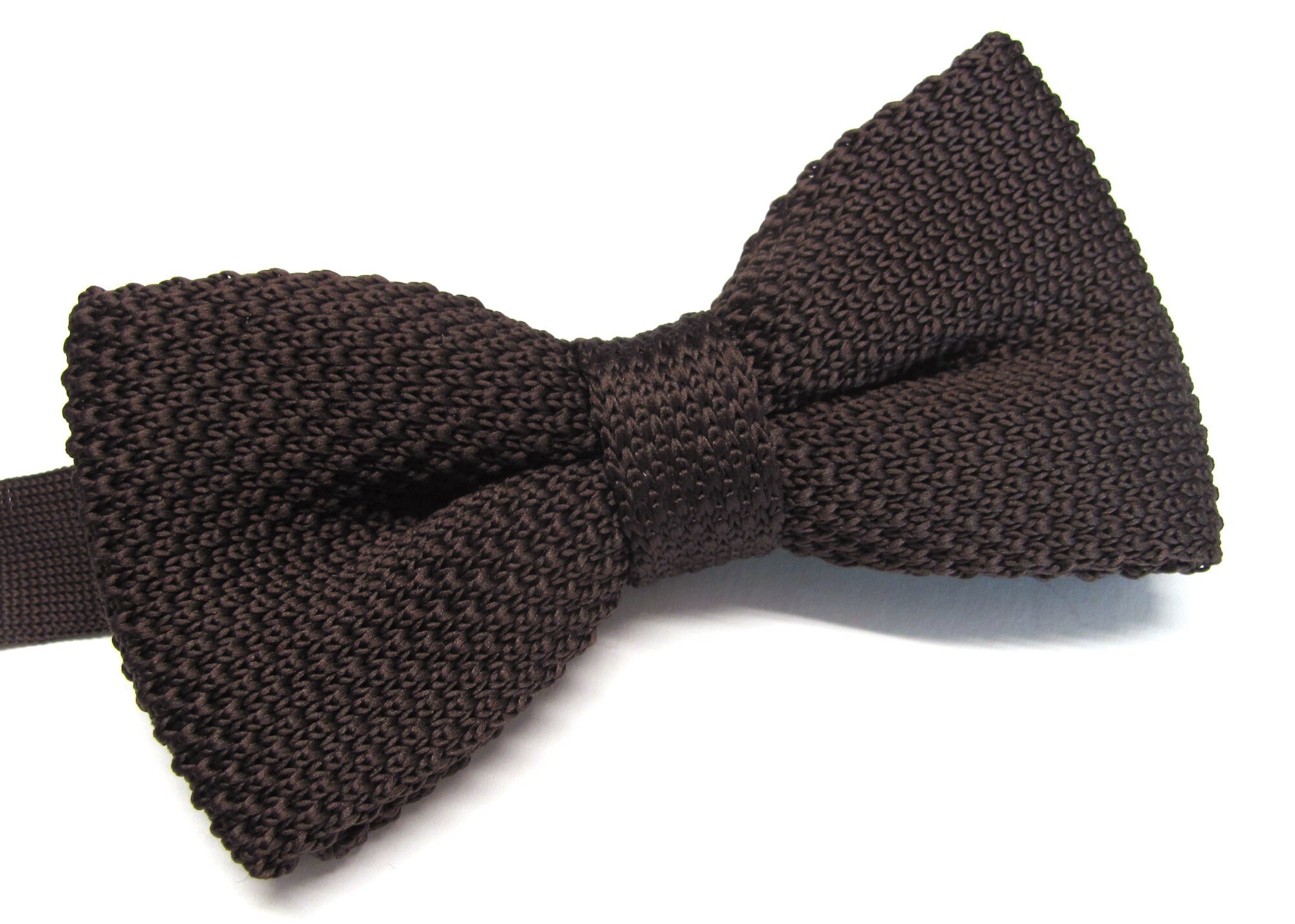 Noeud Papillon Tricot Manhattan – Marron, Coton, Homme, Hipster, Charles Le Jeune