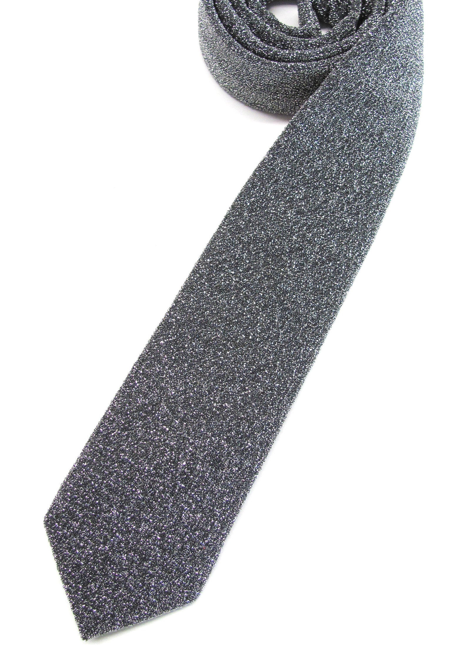 mens glitter tie