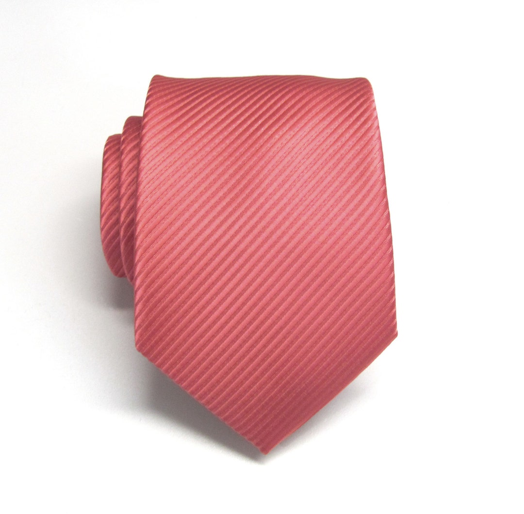 mens ties coral color