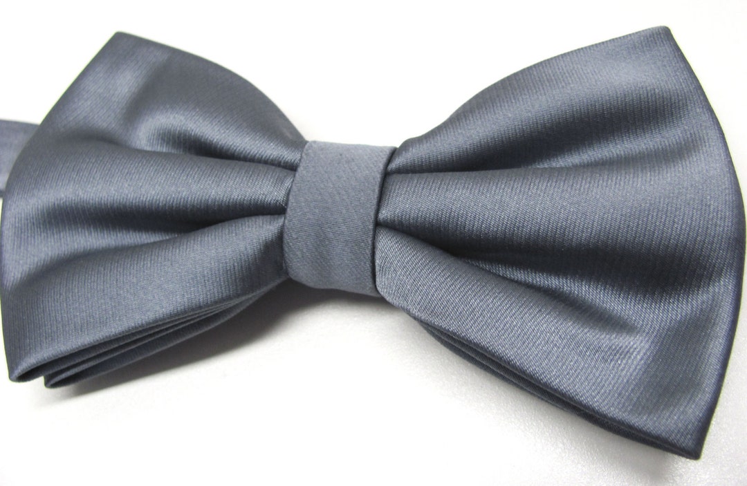 pewter bow tie