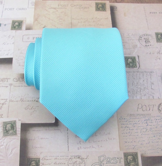 pool blue tie