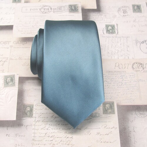 dusty blue mens ties