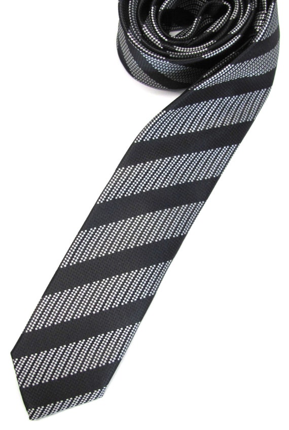 Cravate noir à strass - 7,18€ - ARGENT - Toscane