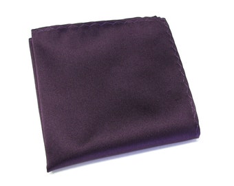 Pocket Square Plum Grape Purple Hanky Inspired by David's Bridal's Plum Handkerchief