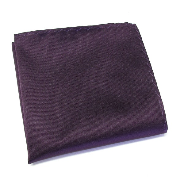 Pocket Square Plum Grape Purple Hanky Inspired by David's Bridal's Plum Handkerchief