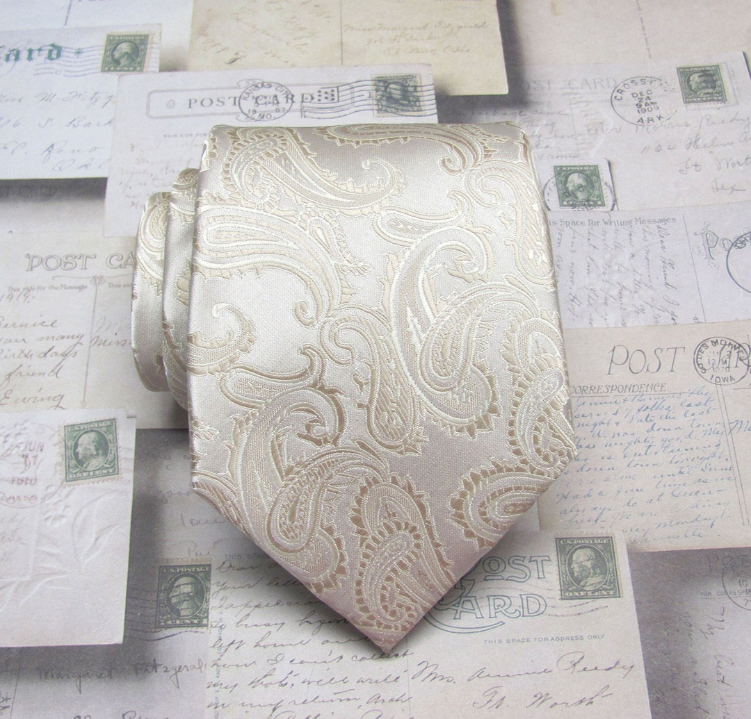 mens beige tie