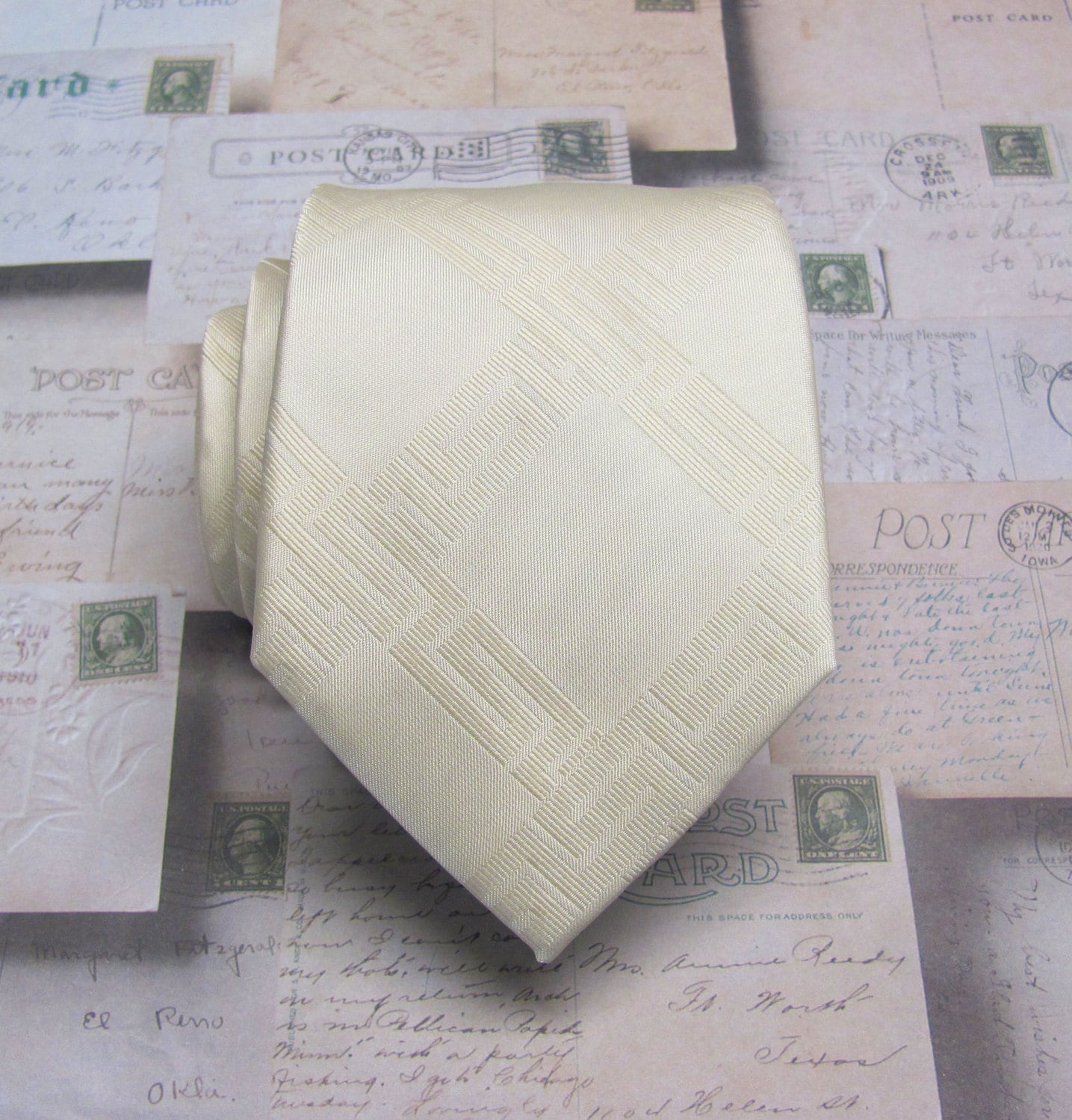 champagne mens tie