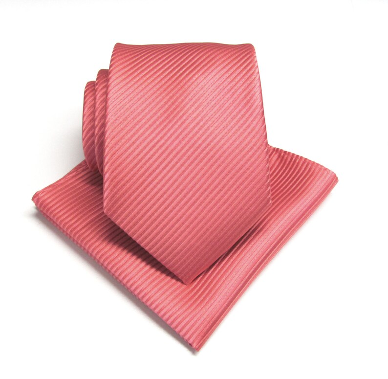 mens ties coral color