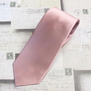 dusty pink necktie