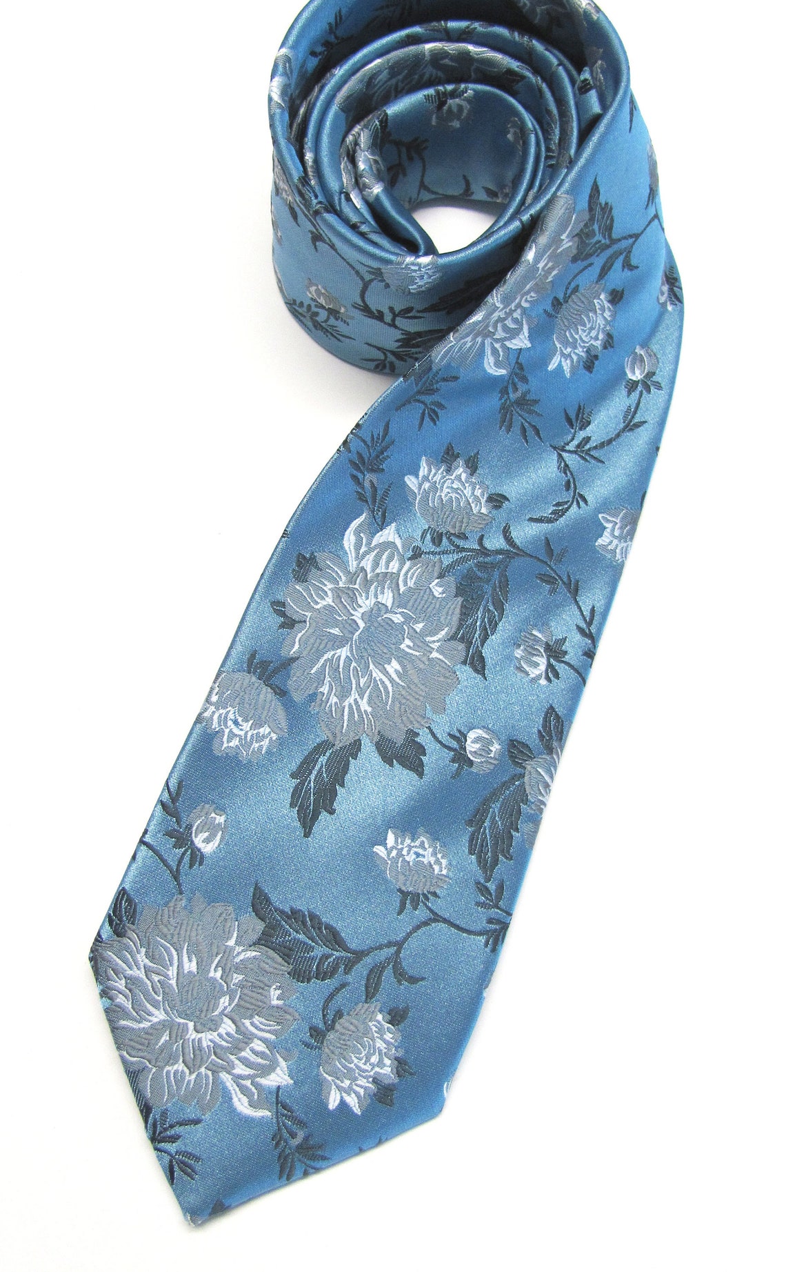 mens blue silk ties