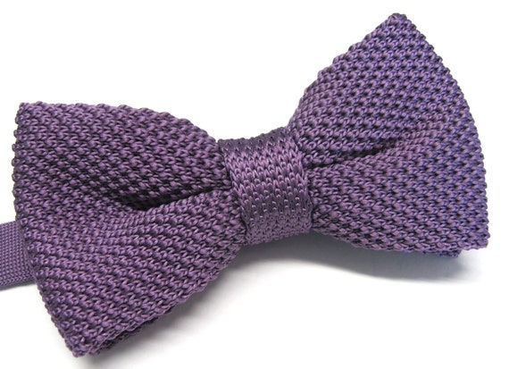 Wisteria Silk Knit Bow Tie Wisteria Silk Knit Bow Tie