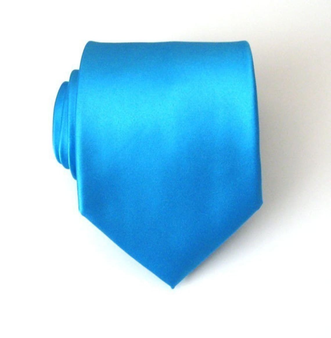Blue Mens Ties With Matching Pocket Square Cornflower Blue Etsy
