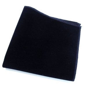 Taschenplatz dunkelblau samt Hanky Hankerchief