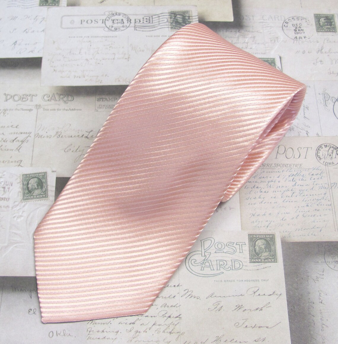 mens peach tie