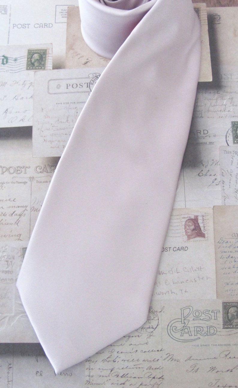 Pearl Blush Pink Tie With Matching Pocket Square Set Pink Etsy