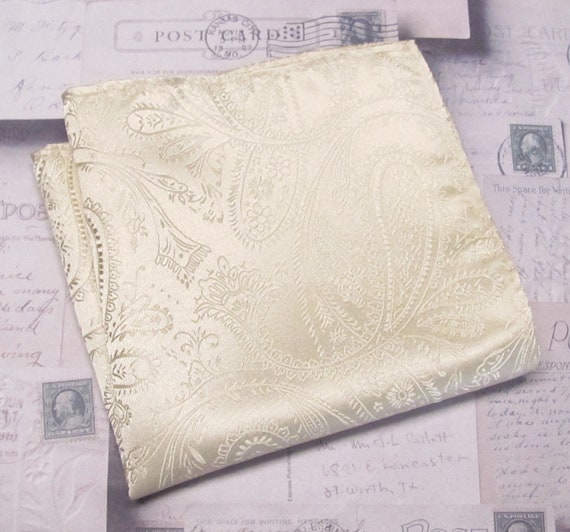 1set Uomo Seta Pre-legato Cravatta A Fiocco Blu Dorato Beige Con - Foto 6