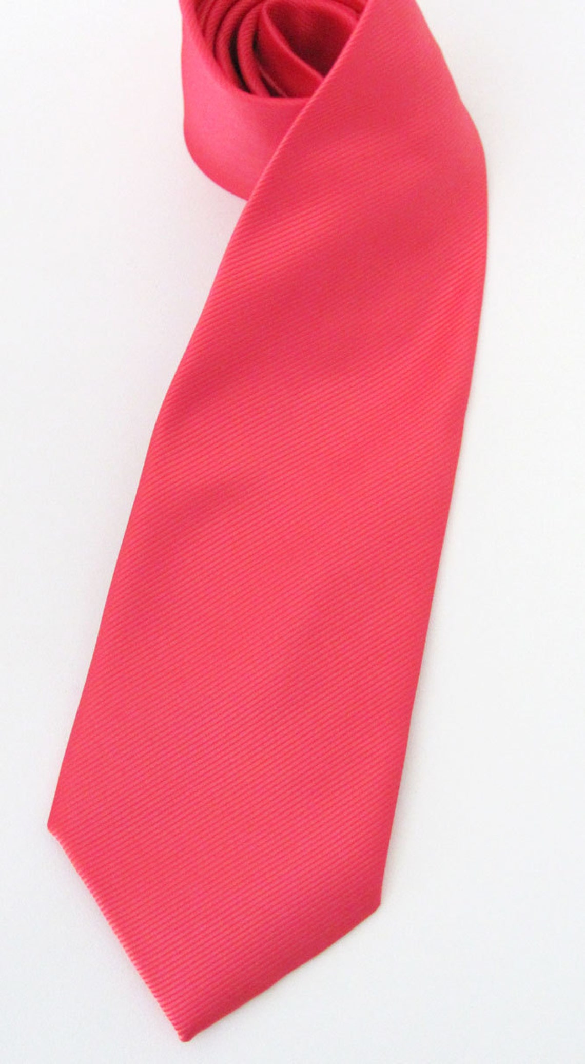 mens coral dress shirt and tie