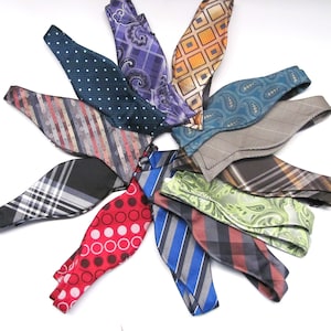 Sale Assorted Self Tie Bow Tie and Pocket. Square Sets