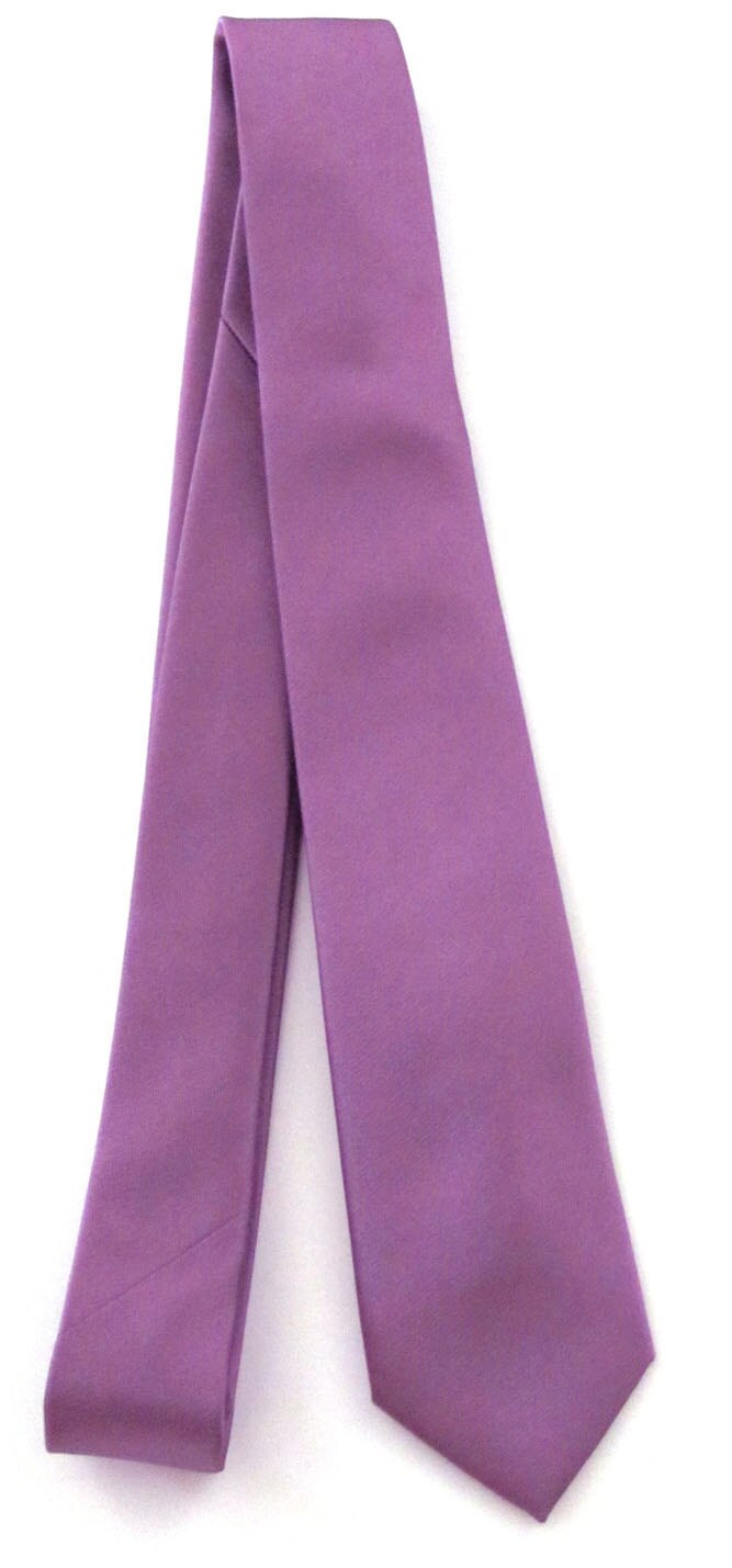 Mens Ties Dusty Lavender Skinny Silk Mens Necktie With | Etsy