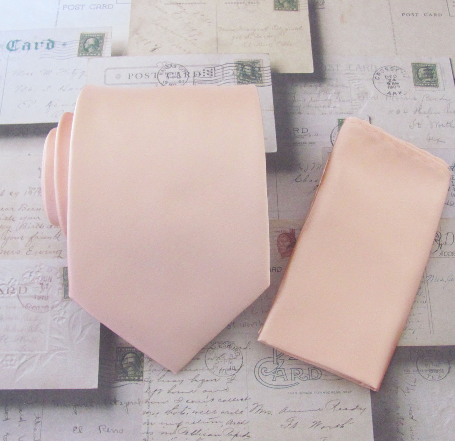 mens peach tie