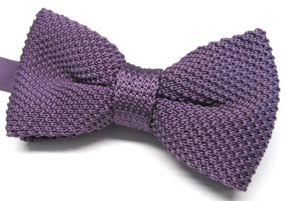 Wisteria Silk Knit Bow Tie Wisteria Silk Knit Bow Tie