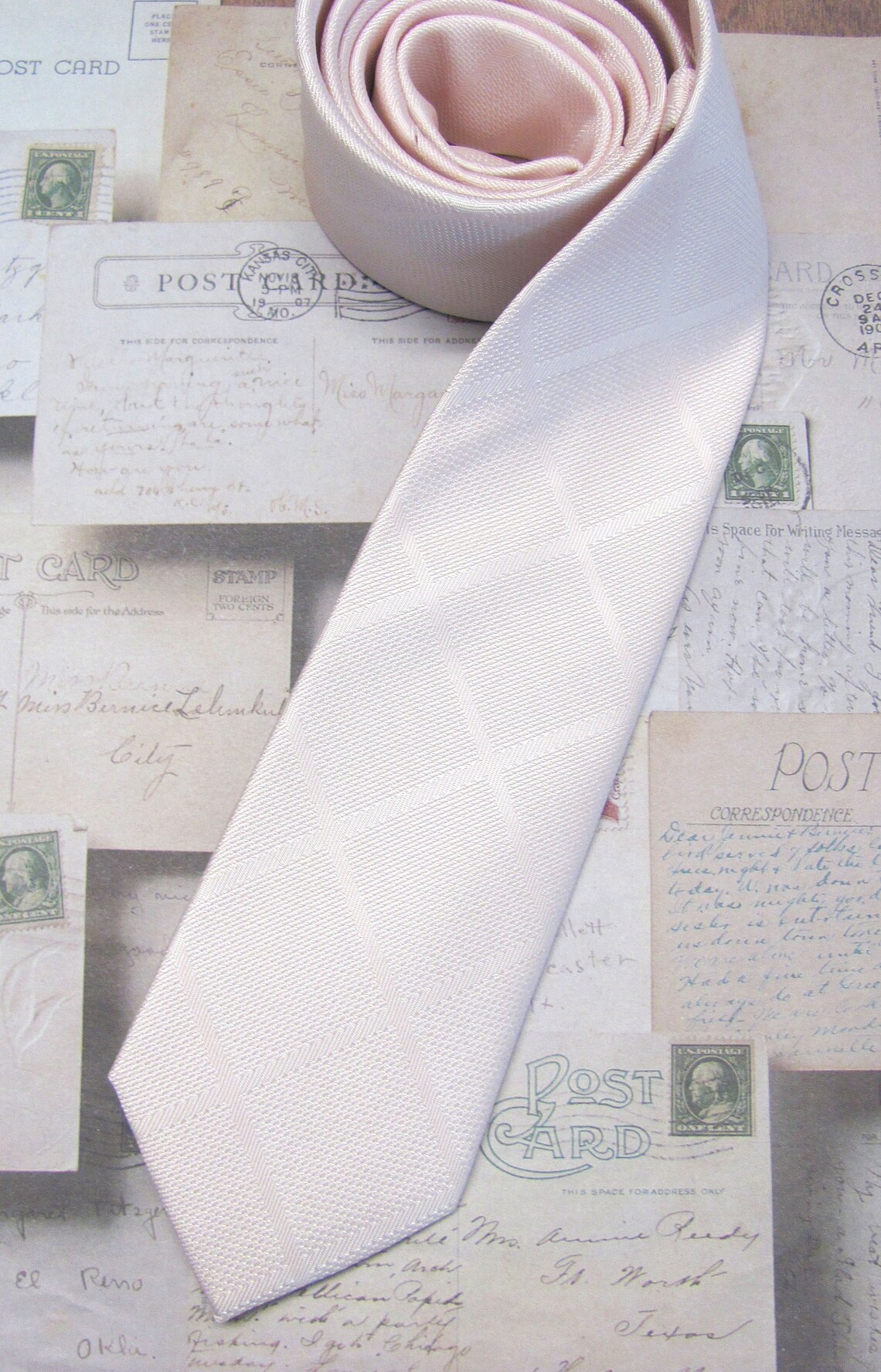 blush pink mens ties