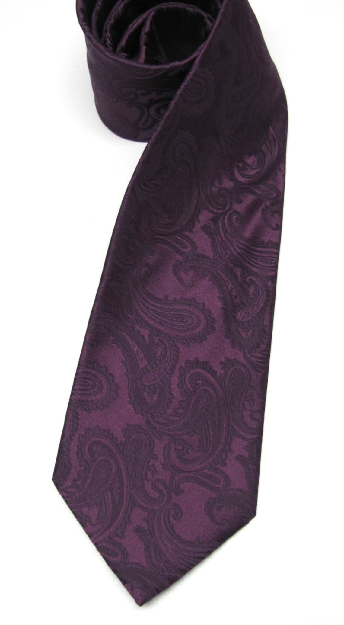 mens eggplant tie