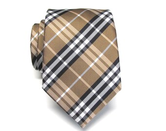 burberry plaid tie