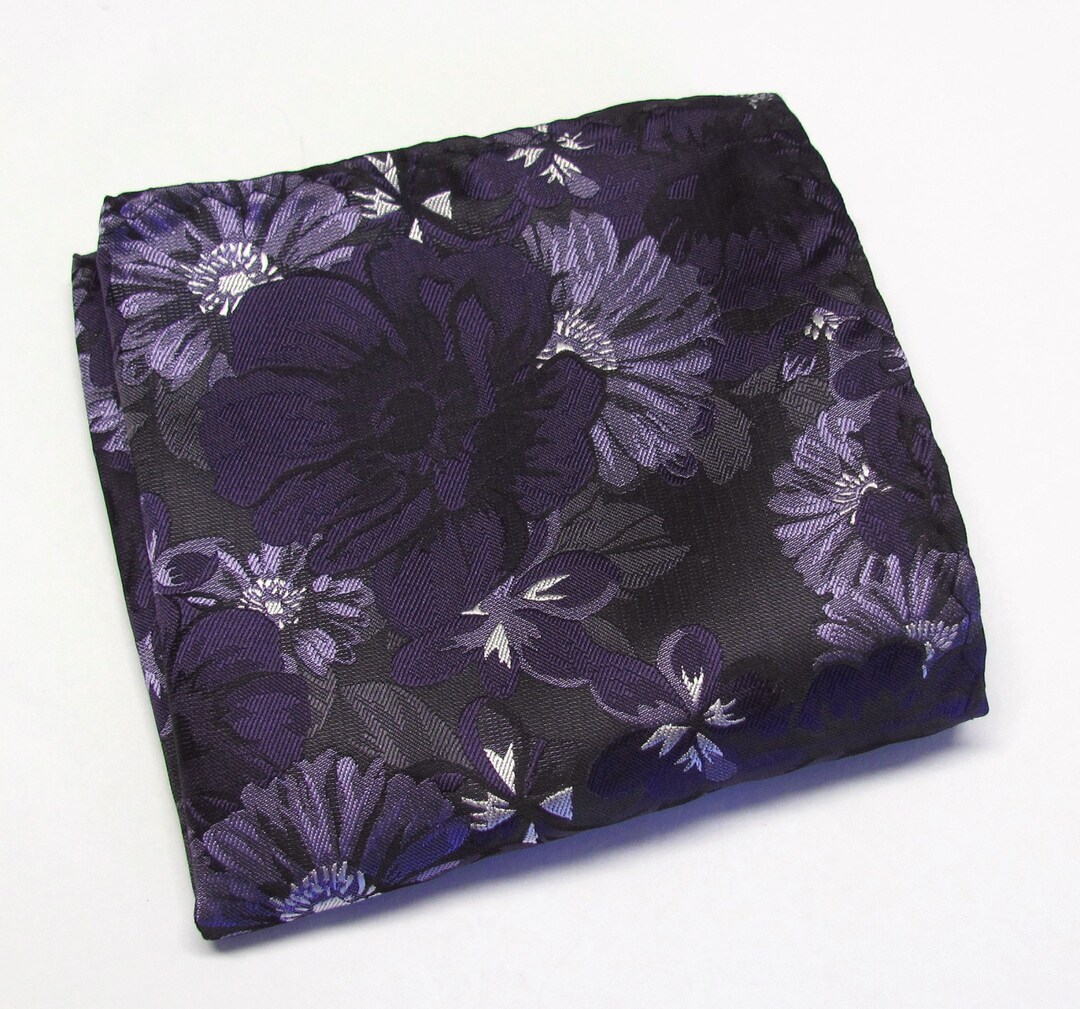 Lavender Check Pocket Square by High Cotton main image 0