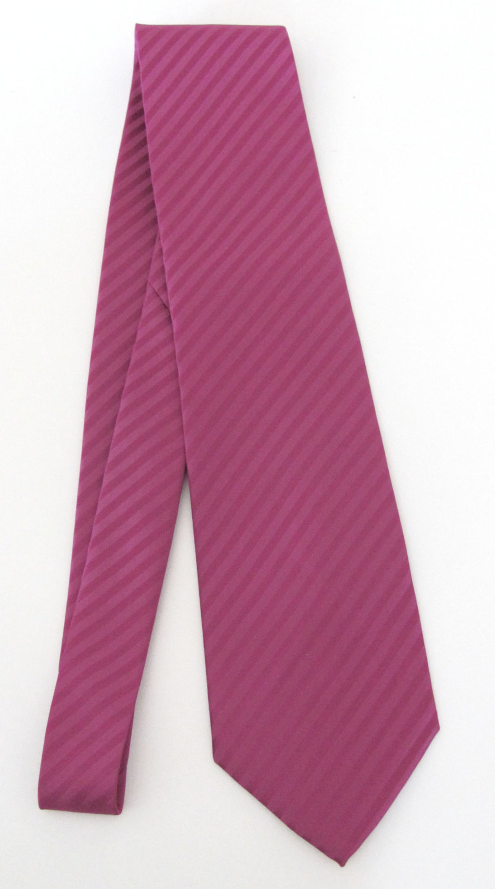 Mens Ties. Men's Tie Raspberry Fuchsia Pink Stripes Mens - Etsy