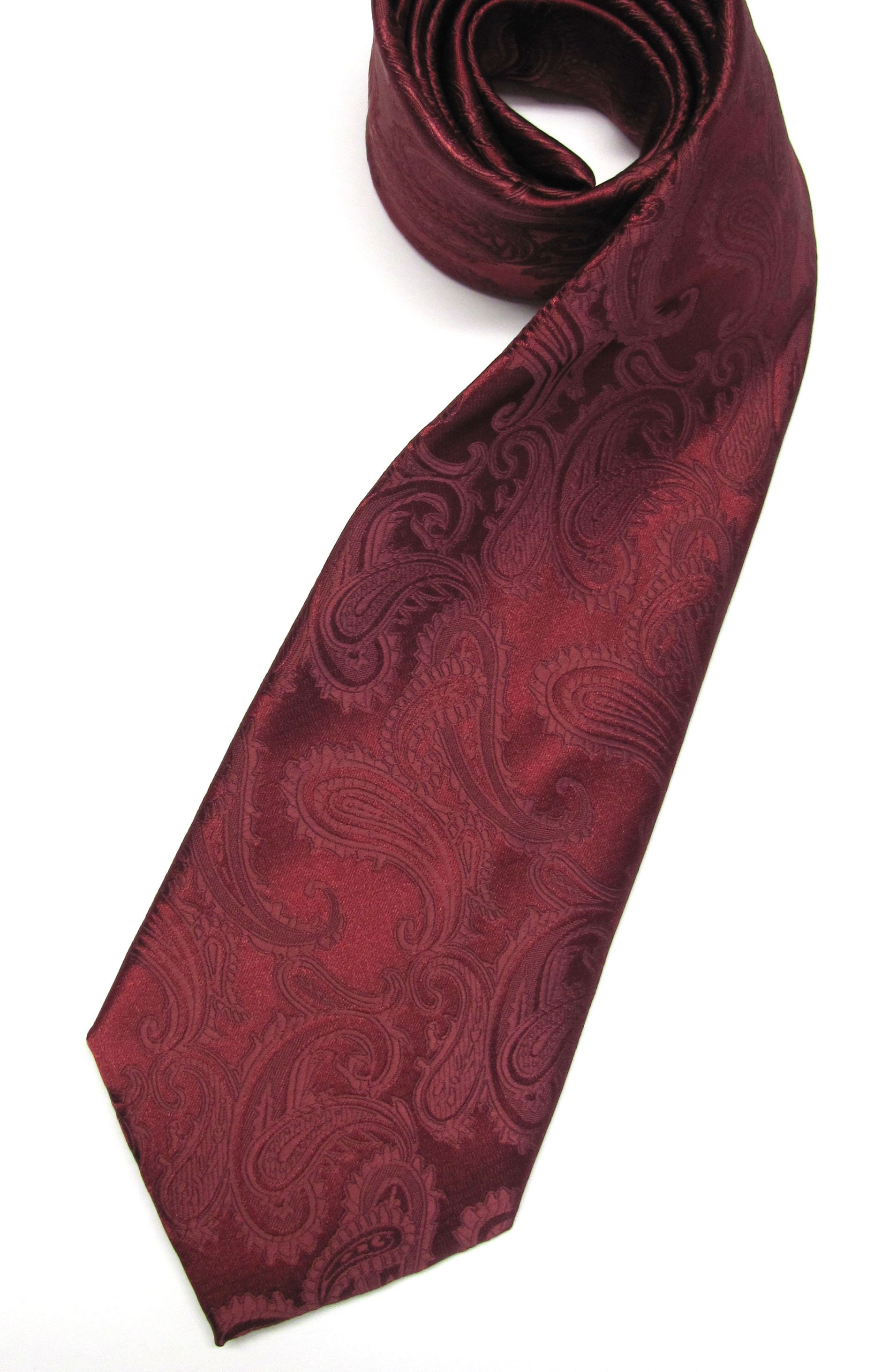 Cravatta Prelegata E Fazzoletto Taschino 2 In 1 – Paisley Nero, Regolabile, Per Matrimonio, Taglia Unica