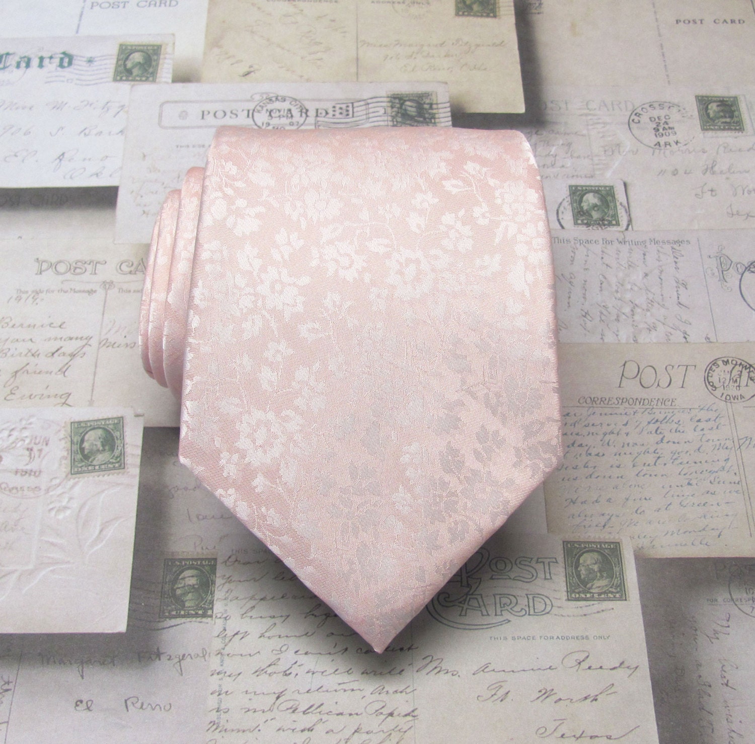 mens pink floral ties