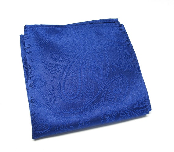 Pañuelo Lila Pañuelo De Bolsillo Cuadrado Para Hombre - Púrpura, Diseño Floral De Cachemira, Microfibra, Hecho A Mano Diseño Paisley Cachemira Estilo Clásico