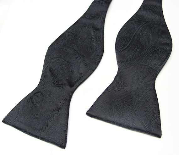 black paisley bowtie