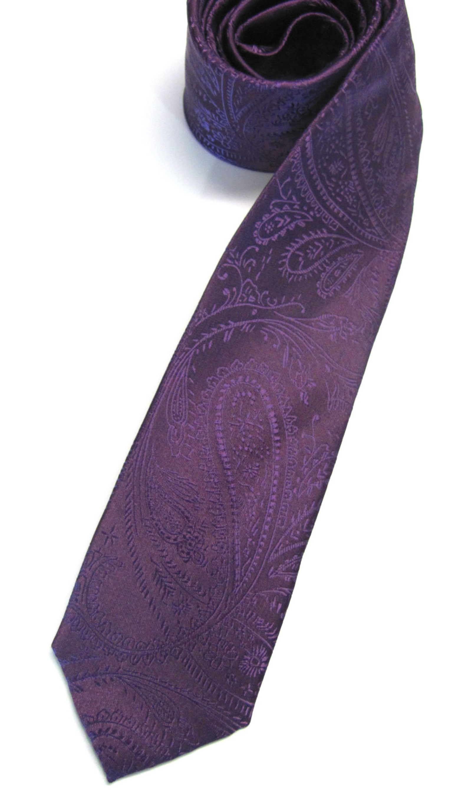 mens eggplant tie