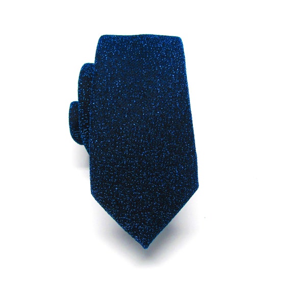 Corbatas para hombre. Metálica Bling Royal Blue Lamé - Etsy México