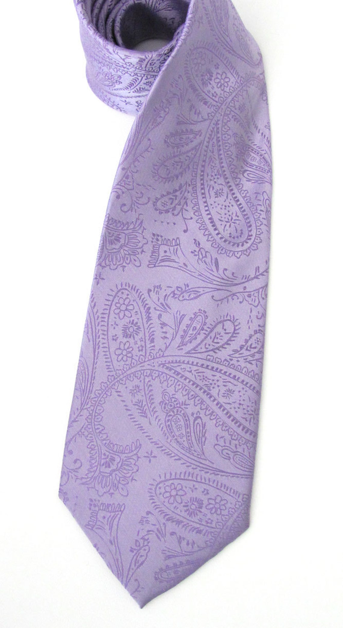purple shirt matching tie