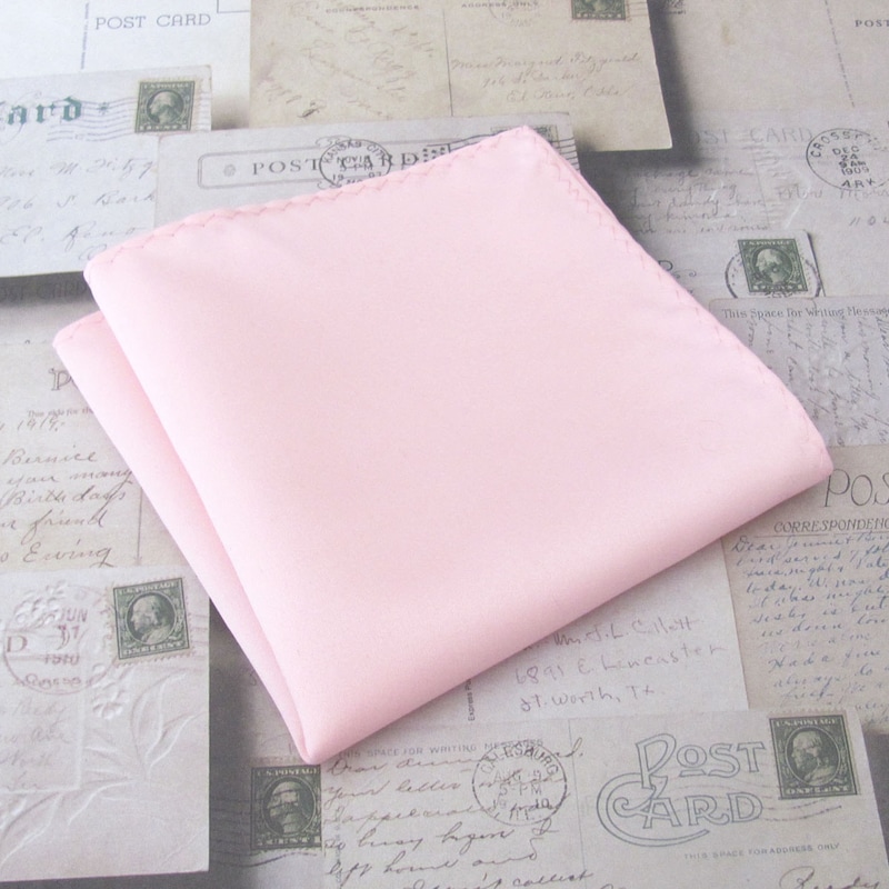 GET LUCKY POCKET SQUARE- PINK