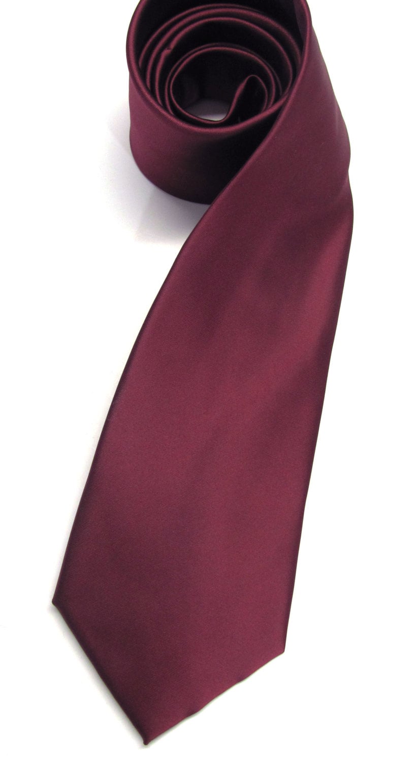 mens maroon tie