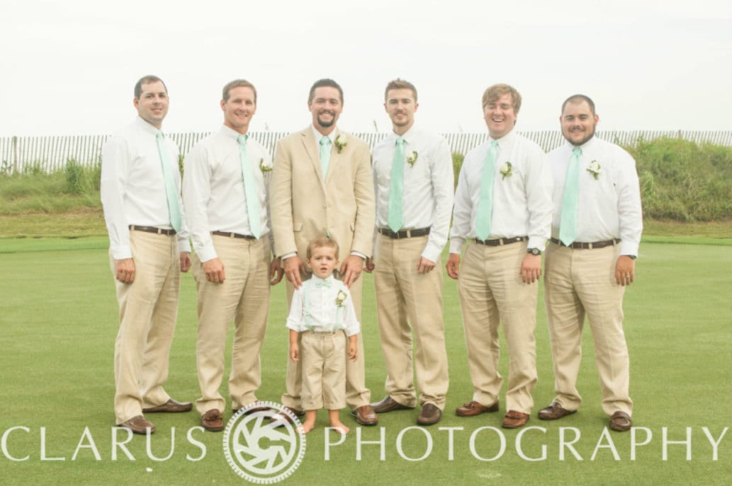 Terracotta Necktie And Pocket Square | In Stock - Foto 10