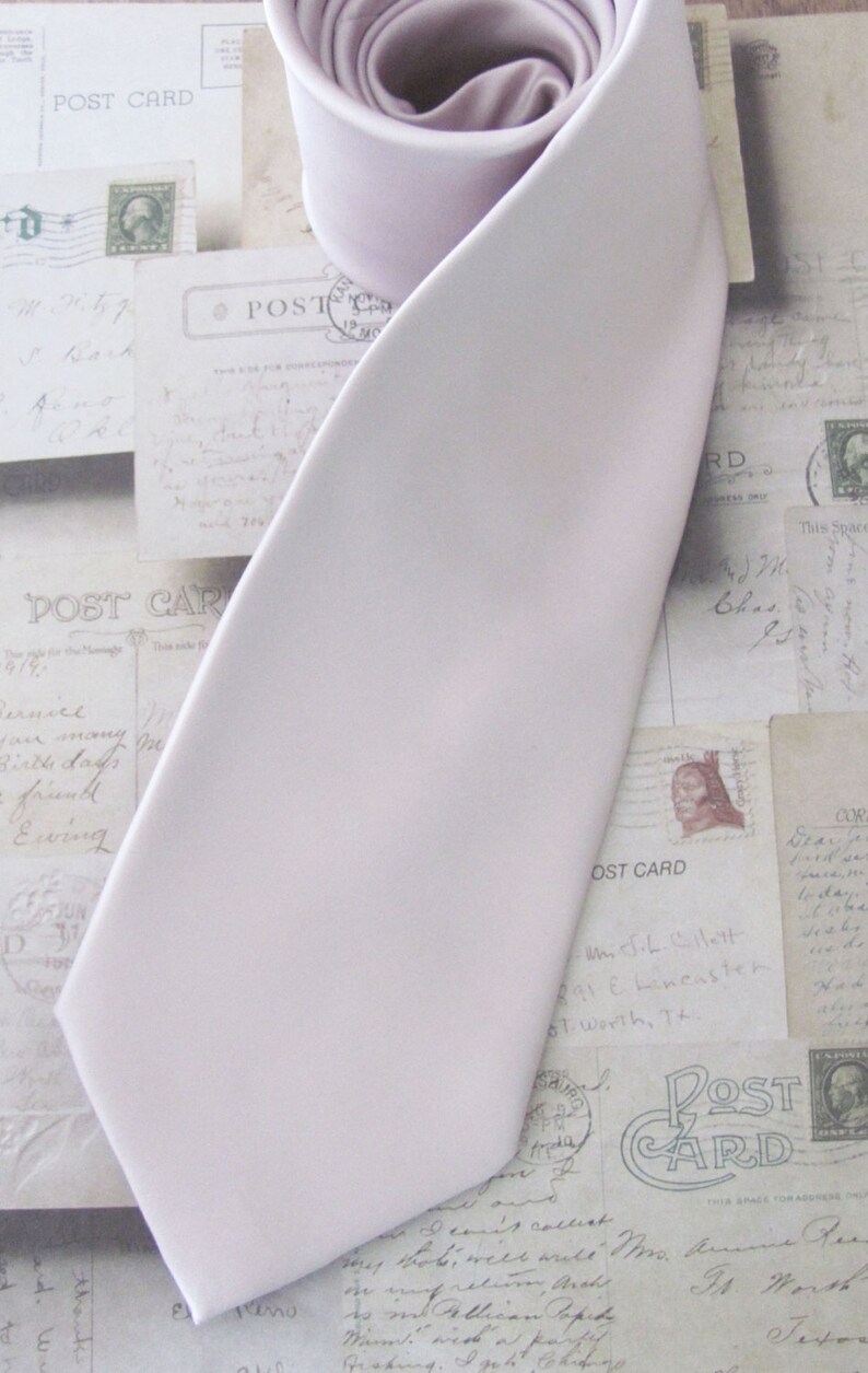 Pearl Blush Pink Tie With Matching Pocket Square Set Pink Etsy