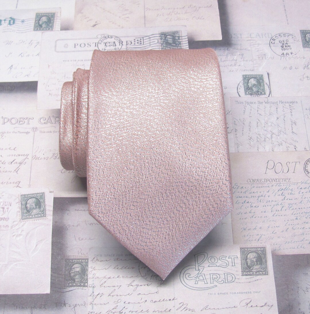 blush pink mens ties