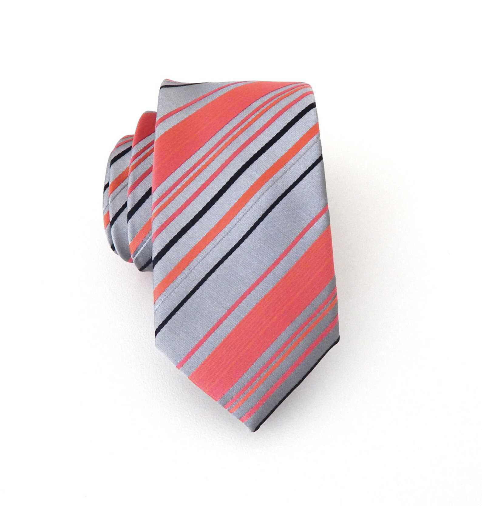 mens coral necktie
