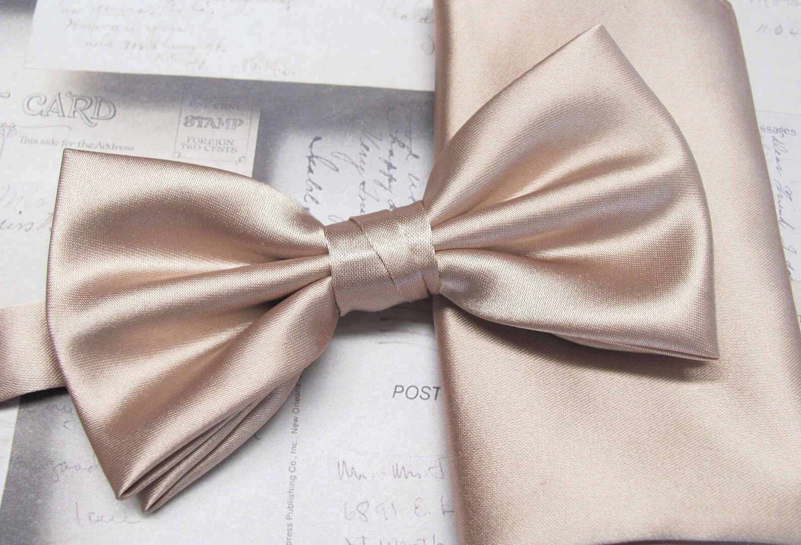 blush bowties