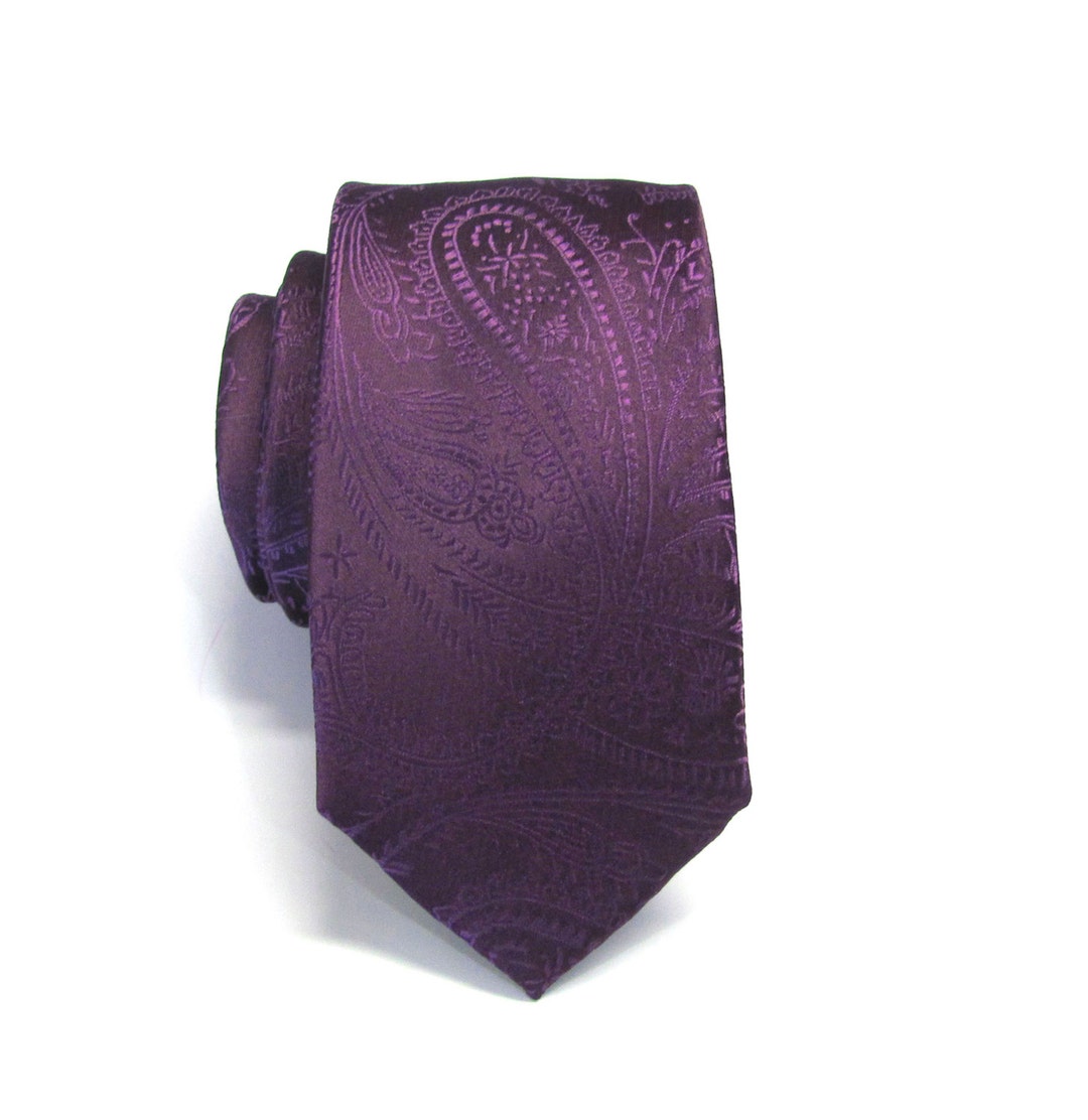 mens eggplant tie