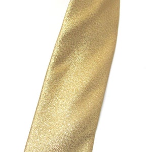 mens metallic gold tie