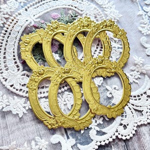 Die cut embossed frames - journal supplies - card toppers - scrapbooking