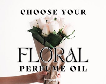 VIBRAS FLORALES ~ Aceite de perfume / Perfume de flores / Regalo de cumpleaños de verano / Regalo de verano para ella / Regalo floral / Regalo personalizado / Aceite de fragancia floral