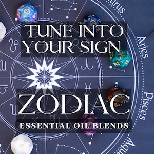 CHOOSE 3 ZODIAC Essential Oil Blends ... 1/3 oz Roll on / Zodiac Perfume Oil / Astrology Blend/ Zodiac Blend / Astrology Perfume